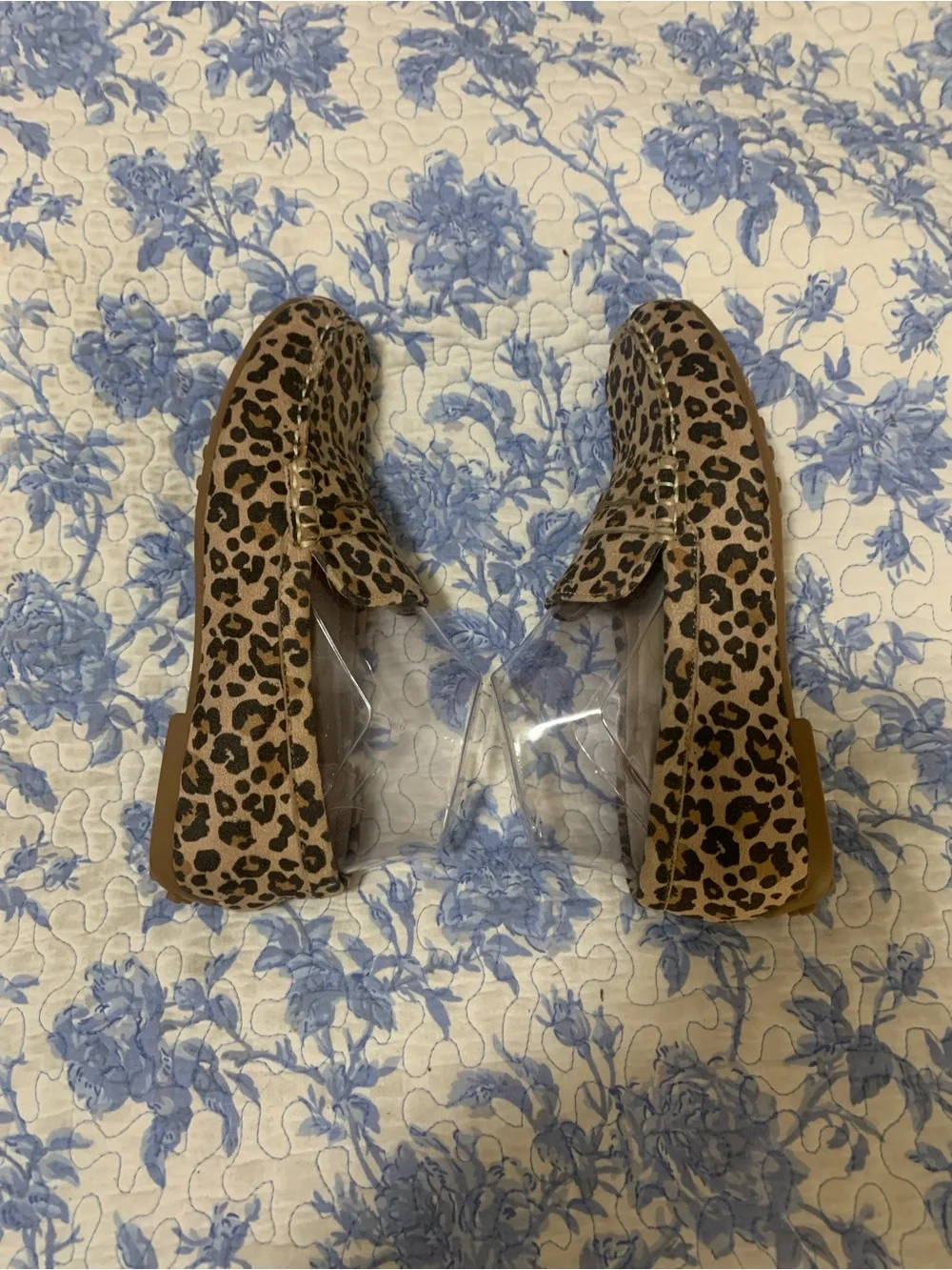 Isaac Mizrahi Leopard Print Loafers in Tan and Black